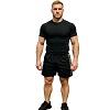FIGHT-FIT - Fitness Shorts / Schwarz / Small
