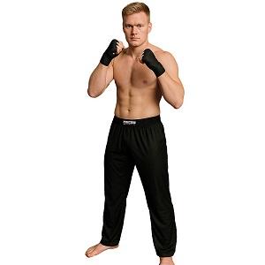 FIGHTERS - Kickboxing Hosen / Lycra / Schwarz / Large