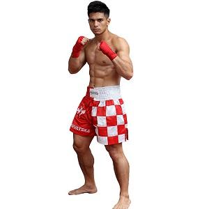 FIGHTERS - Muay Thai Shorts / Kroatien-Hrvatska / Zastava / Small