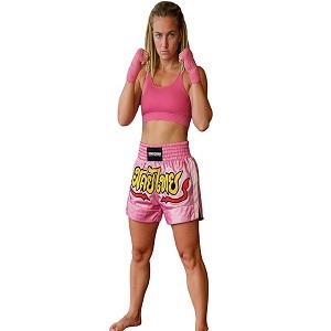 FIGHTERS - Muay Thai Shorts / Pink / Medium