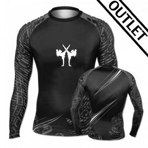 FIGHTERS - Rash Guard / Tribal / Noir / Medium