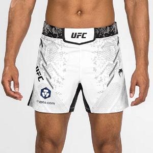 UFC Adrenaline by Venum Authentic Fight Night Men's Fight Short / Short Fit / Weiss / Medium