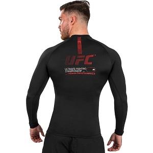 UFC Adrenaline by Venum Fight Week Rashguard / Manica lunga / Nero / XL