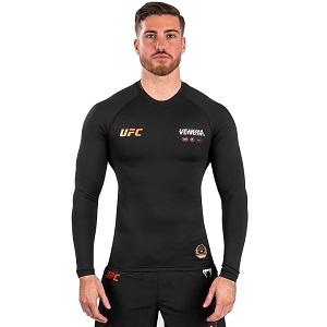 UFC Adrenaline by Venum Authentic Fight Nigh Rashguard / Long-Sleeve / Black / Large