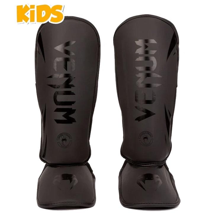 Venum - Schienbeinschutz Kinder / Challenger / Schwarz-Schwarz / Small