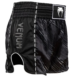 Venum - Muay Thai Shorts / Tectonic Rapid / Schwarz-Grau / Large